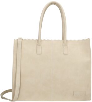 Lisa XL Shopper creme Damestas Wit - H 30 x B 40 x D 15