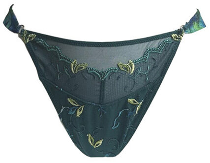 Lise Charmel lingerie Grace Aquatique String Sexy Floral Aqua ACH0593 blauw - 38