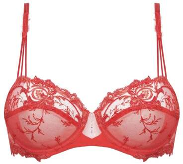 Lise Charmel lingerie Source Beauté Balconnet BH rood ACH3072 rode - 80C