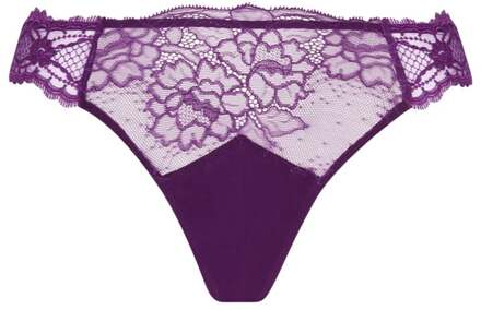 Lise Charmel Lingerie Sublime en Dentelle string paars ACH0013 rode - 40