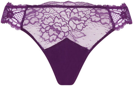 Lise Charmel Lingerie Sublime en Dentelle string paars ACH0013 rode - 42