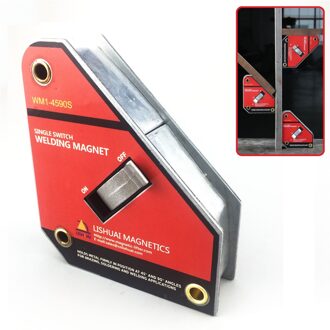 Lishuai Neodymium Lassen Magneet Houder Op/Uit Schakelaar Magnetische Klem/Magneet Vierkante 45 90 Graden Kleine Size Sterke enkele Schakelaar