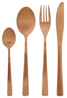 Lisomme Ace 16-delige bestekset - Mat koper
