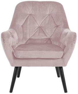 Lisomme Arian fauteuil velvet oud roze