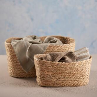 Lisomme Leonie mandje - 25 x 15 cm Bruin