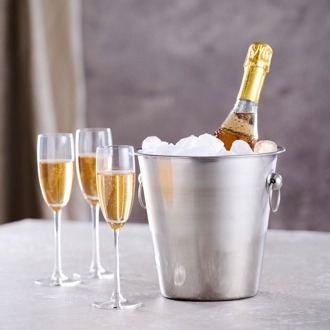 Lisomme Seb metalen champagne koeler Grijs