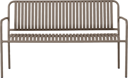 Lisomme Zahra metalen tuinbank bruin