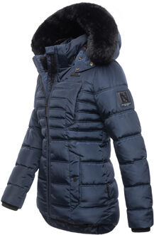 Lissandra gewatteerde winterjas voor dames - warm en stijlvol Blauw