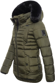Lissandra gewatteerde winterjas voor dames - warm en stijlvol Groen - XS