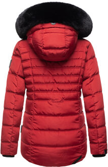 Lissandra gewatteerde winterjas voor dames - warm en stijlvol Rood