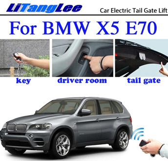 LiTangLee Car Electric Tail Gate Lift Tailgate Assist System For BMW X5 E70 2007~2013 Remote Control Trunk Lid