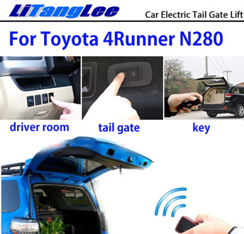 LiTangLee Car Electric Tail Gate Lift Tailgate Assist System For Toyota 4Runner N280 2009~2020 Remote Control Trunk Lid