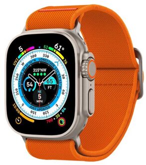 Lite Fit band Ultra voor de Apple Watch Series 1 t/m 10 / SE / Ultra (2) (44/45/46/49 mm) - Oranje - 49 mm