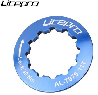 Litepro Aluminium 11T Freewheel Cover Bike Vliegwiel Attachment Bolt Schroef Cassette Covers Iamok Fiets Accessoires blauw 11T