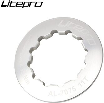 Litepro Aluminium 11T Freewheel Cover Bike Vliegwiel Attachment Bolt Schroef Cassette Covers Iamok Fiets Accessoires zilver 11T