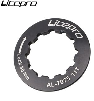 Litepro Aluminium 11T Freewheel Cover Bike Vliegwiel Attachment Bolt Schroef Cassette Covers Iamok Fiets Accessoires zwart 11T