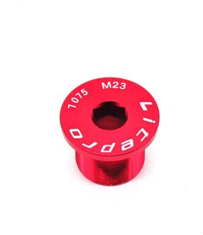 Litepro Fiets M23/M24 Hoofd Buis Schroef 28.6Mm Voorvork Aluminium Standpijp Vouwfiets Onderdelen Voor Fnhon Dahon langtu M23 rood