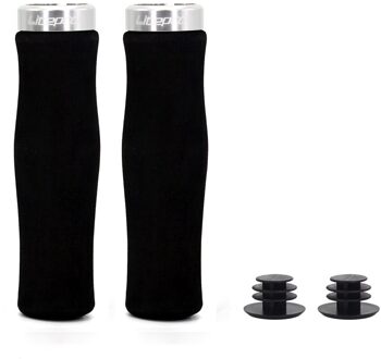 Litepro Mtb Mountainbike Grips Vouwfiets Handvat Grips Stuur Ultra Licht Enkelzijdig Vergrendeling Spons Handgreep Fiets Deel LP grips zilver