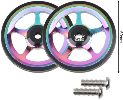 Litepro Wiel Verlengstuk Voor Brompton Achter Cargo Rack Easywheel Outdoor Sport Vouwfiets Wiel Telescopische Stang Bourgondië