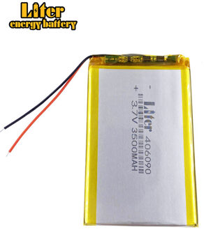 Liter energie batterij Maat 406090 3.7 V 3500 mah batterij tablet Met Bescherming Boord Voor Tablet V3000HD MP4 GPS