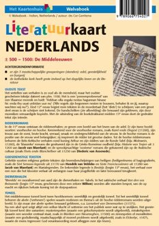 Literatuurkaart Nederlands -  Cor Gerritsma (ISBN: 9789066754027)