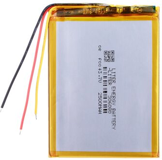 Lithium Polymeer Batterij 306080 3.7 V 2500 Mah Liefde Landing Pda Smart Tablet Computer 3.7 V Polymeer 3 Lijn