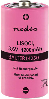 Lithiumthionylchloride-Batterij ER14250 - BALTER14250 - Roze