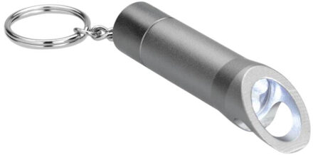 Litop metalen sleutelhanger - maat One size Grijs