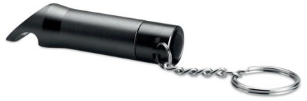 Litop metalen sleutelhanger Zwart - One size