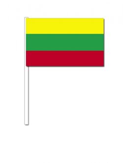 Litouwen zwaai vlaggetjes 12 x 24 cm
