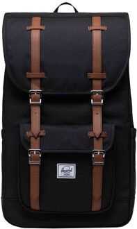 Little America Backpack black Zwart - H 48 x B 28 x D 18 cm