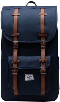 Little America Backpack navy backpack Blauw - H 48 x B 28 x D 18