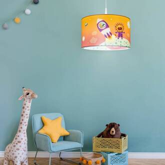 Little Astronauts Escape hanglamp, oranje