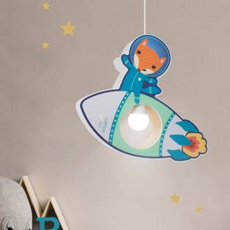 Little Astronauts raket hanglamp benzine, munt