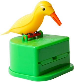 Little Bird Tandenstoker Box, Automatische Tandenstoker Dispenser, Tandenstoker Houder, Opbergdoos, Desktop Ornamenten, Keuken Accessoires 03