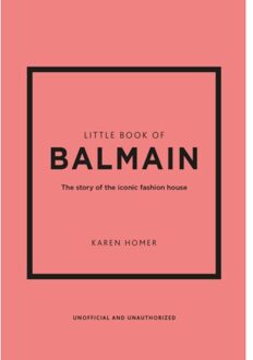 Little Books Of Style Little Book Of Balmain - Homer K