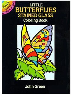 Little Butterflies Stained Glass Colouring Book