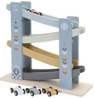 Little Dutch houten autobaan - rollerbaan