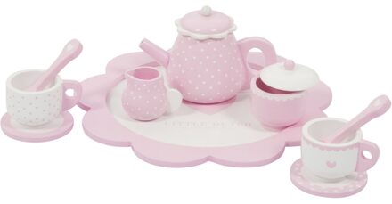 Little Dutch Houten Theeservies Roze