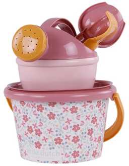 Little Dutch strandset Pink Flower 5-delig