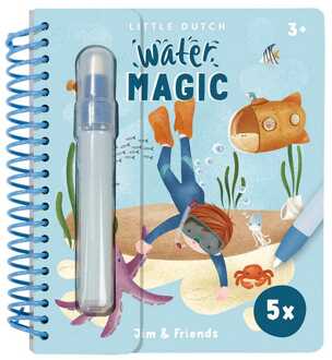 Little Dutch water tekenboek Jim & Friends