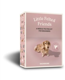 Little Felted Friends: Dachshund: Dog Needle-Felting Beginner Kits With Needles, Wool, - Alyson Gurney