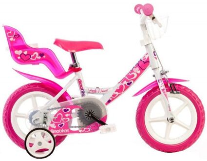 Little Heart fiets 12 inch met handrem