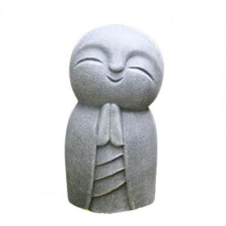 Little Jizo Boeddha Model Standbeeld Grey Resin Sculptuur Decoratie Standbeeld Diy Tuin Landschap Kamer Decoratie Woondecoratie