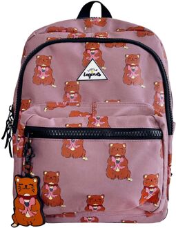 Little Legends Backpack L chinese cat lilac schooltas kind Multicolor - H 38 x B 27 x D 14 cm