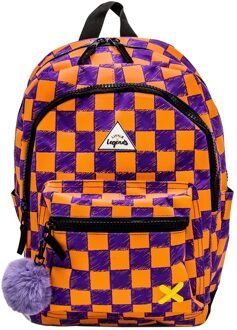 Little Legends Backpack L multi checkerboard Kindertas Multicolor - H 38 x B 27 x D 14