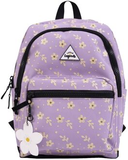 Little Legends Kinderrugzak Large Lila Flower purple