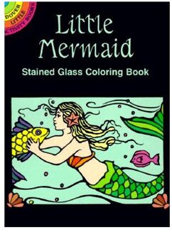 Little Mermaid Stained Glass Coloring Book