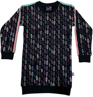 little miss juliette Sweat dress Veelkleurig - 152