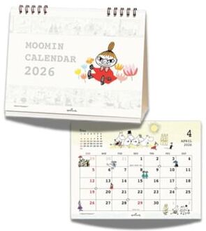 Little My Desk Calendar 2026 135×180mm (Unfolded Size: 145×180×80mm)